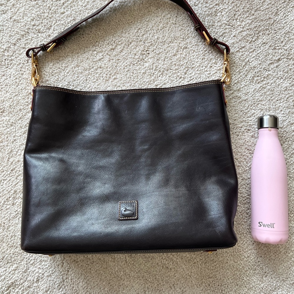 Dooney & Bourke - Florentine XL Courtney Sac - Florentine Leather - Brown Timoro